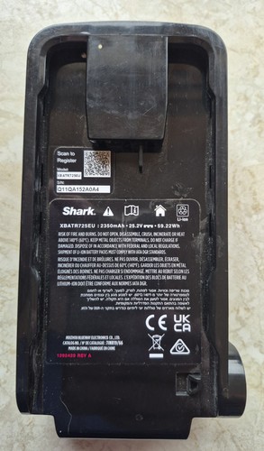 Shark battery xbatr725eu for - battery,
