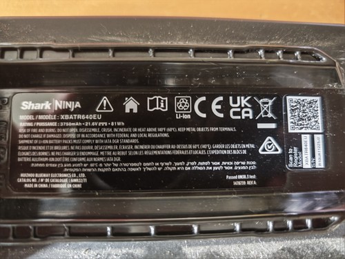 Genuine shark battery - shark,