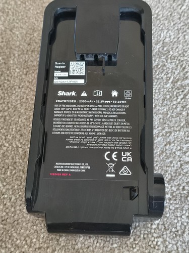 Shark xbatr725eu lithium - xbatr725eu, lithium-ion